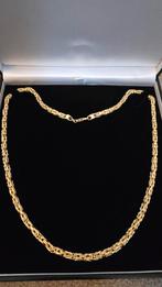 Gouden koningsketting 18Karaat! 60cm, Sieraden, Tassen en Uiterlijk, Kettingen, Ophalen of Verzenden, Nieuw, Goud, Goud