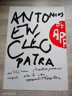 Antonius en Cleopatra  - Appel Theater. Jan Bons, Rechthoekig Staand, Deurposter of groter, Ophalen of Verzenden, Zo goed als nieuw