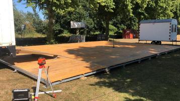 Tentvloer / Terrasvloer / Stelvloer 150m2  beschikbaar voor biedingen
