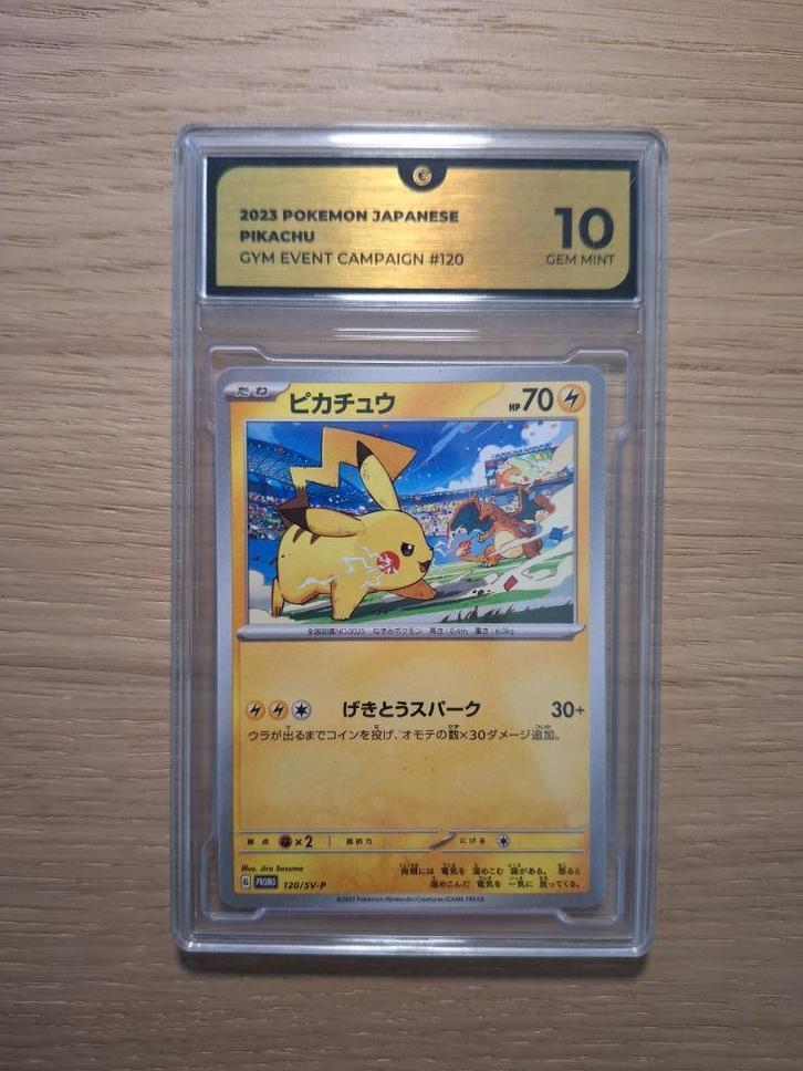 Pikachu 120 GG10 Gym Event Campaign, Hobby en Vrije tijd, Verzamelkaartspellen | Pokémon, Nieuw, Losse kaart, Ophalen of Verzenden