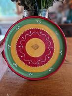 Spaans aardewerk bord - 28 cm, Huis en Inrichting, Woonaccessoires | Schalen en Manden, Overige materialen, Gebruikt, Schaal, Rond