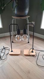 2x Ikea Tvarhand Tafellampen, Glas, Ophalen of Verzenden, Zo goed als nieuw, Modern