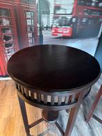 2 stijlvolle houten bartafels, statafels, 110 cm, Ø 78 cm, Ophalen, Zo goed als nieuw