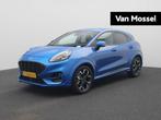 Ford Puma 1.0 EcoBoost Hybrid ST-Line | Half-Leder | Navi |, Auto's, Ford, Voorwielaandrijving, Euro 6, Met garantie (alle), Blauw