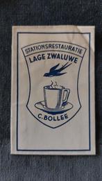 Lage Zwaluwe, stationsrestauratie, Verzamelen, Suikerzakjes, Verzenden, Nederland