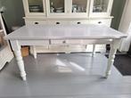 Eettafel en Salontafel - Wit geschilderd, Huis en Inrichting, Tafels | Salontafels, Ophalen, Gebruikt, 100 tot 150 cm, Klassiek