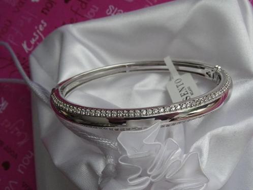 TI SENTO ARMBAND van €249,00 voor €120,00 - GESLAAGD KADO!, Sieraden, Tassen en Uiterlijk, Armbanden, Nieuw, Zilver, Zilver, Met strass