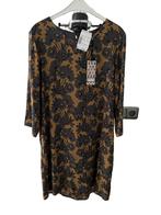 Nieuw La Fee Maraboutee shiftjurkje 42 (FR 44) grijs mosterd, La Fee Maraboutee, Verzenden, Maat 42/44 (L), Nieuw