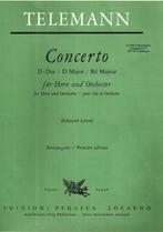 Bo669 bladmuziek concerto telemann -, Muziek en Instrumenten, Bladmuziek, Ophalen of Verzenden, Zo goed als nieuw, Artiest of Componist