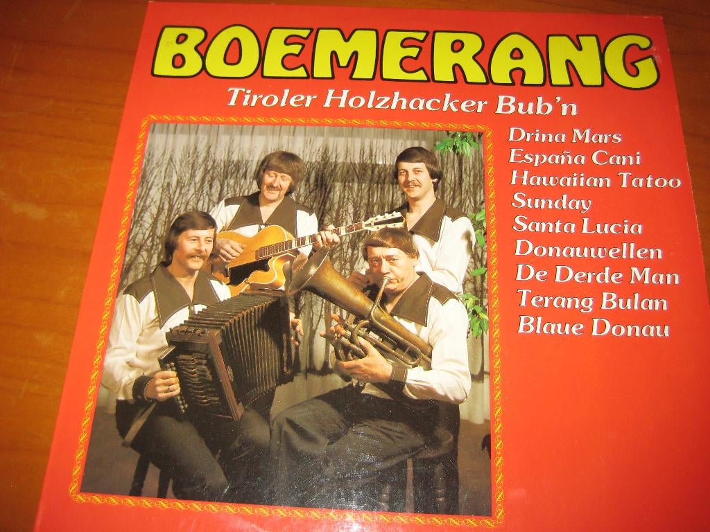 LP, Boemerang: Tiroler Holzhacker Bub`n, Cd's en Dvd's, Ophalen of Verzenden, 1960 tot 1980, Zo goed als nieuw, 12 inch