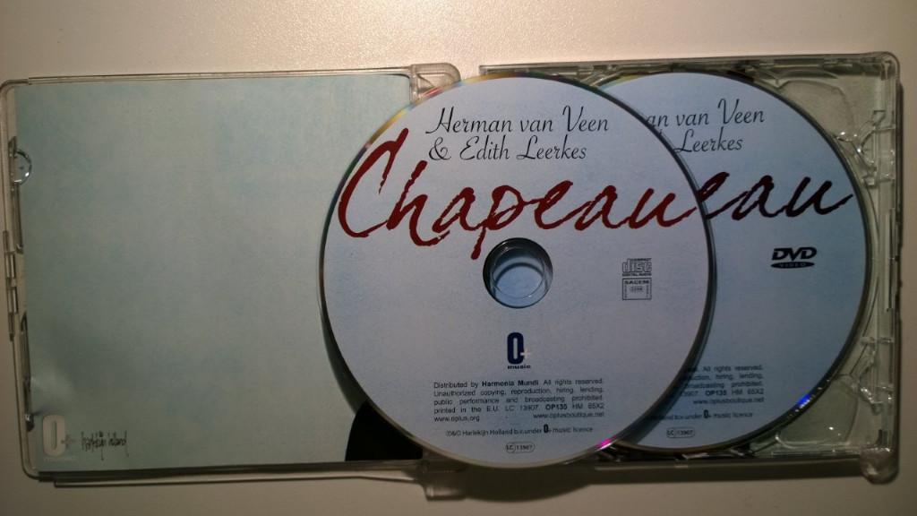 Herman van Veen & Edith Leerkes - Chapeau (CD + DVD), Ophalen of Verzenden, Zo goed als nieuw