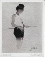 Kaart schilderij v/d maand A Maas Maastricht, Ophalen of Verzenden, 1980 tot heden, Ongelopen, Sterren en Beroemdheden