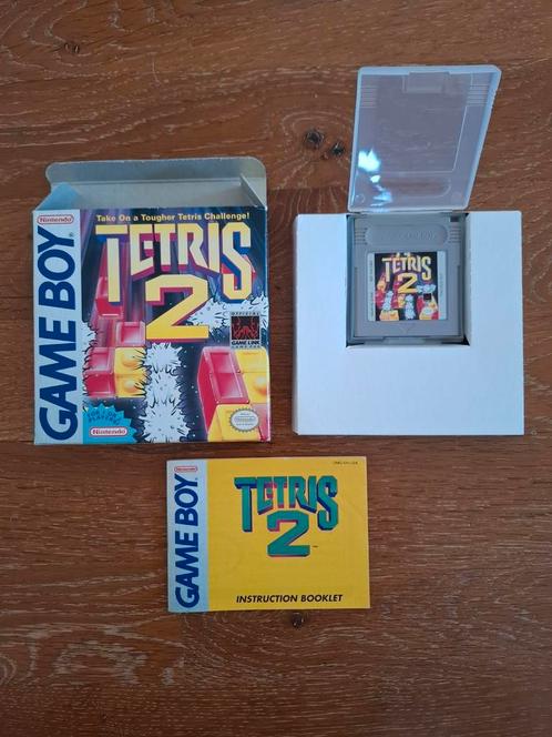 Tetris 2 - USA, kompleet (CIB), Spelcomputers en Games, Games | Nintendo Game Boy, Zo goed als nieuw, Puzzel en Educatief, 1 speler