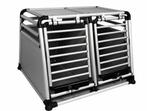 Autobench Hondenbench Auto Aluminium Dubbel gasveer en slot, Ophalen of Verzenden, Nieuw