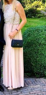 Lace & beads avondjurk trouwfeest jurk palletten maat 38, Maat 38/40 (M), Galajurk, Ophalen of Verzenden, Roze