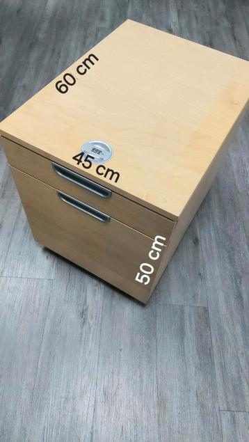Ikea Galant Archiefkast / Ladekast met cijferslot & wielen - afbeelding 1