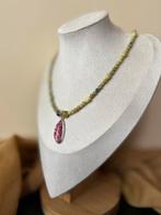 Lizardiet serpentijn thuliet hanger beschermt hoge trilling, Nieuw, Ophalen of Verzenden, Steen of Mineraal, Met edelsteen