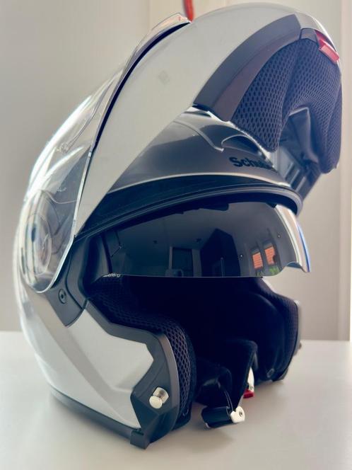 2x Schuberth C3 Pro systeemhelm - Zilver - S en XL, Motoren, Kleding | Motorhelmen, Dames, Heren, Kinderen, Systeemhelm, XL, Overige merken