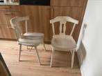 Eetkamerstoelen - wit - 2 stuks, Huis en Inrichting, Stoelen, Ophalen, Zo goed als nieuw, Wit, Twee