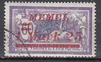 Memel 27, Postzegels en Munten, Verzenden, Gestempeld