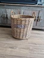 Rotan  houtmand '1915', Huis en Inrichting, Ophalen, Gebruikt, Mand, Rond