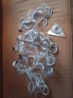 Haar Extensions - grijs, Ophalen of Verzenden, Zo goed als nieuw, Pruik of Haarverlenging