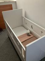Wit nostalgisch opgeknapt ledikant, Huis en Inrichting, Slaapkamer | Bedden, Ophalen, Gebruikt, Wit, 190 cm of minder