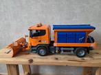 Bruder scania sneeuwschuiver / strooiwagen, Ophalen of Verzenden, Zo goed als nieuw