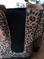 DWRS merk NIEUW Tijgerprint Enkellaarsjes maat 38, Kleding | Dames, Schoenen, DWRS, Bruin, Lage of Enkellaarzen, Ophalen of Verzenden