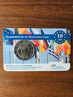 Coincard 10 jaar economische en monetaire unie 2009, Ophalen of Verzenden, Overige landen, 2 euro