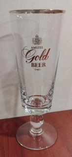 Vintage Amstel Gold Beer Export Voetglas 20cl. (G), Verzamelen, Biermerken, Ophalen of Verzenden, Gebruikt, Glas of Glazen, Amstel