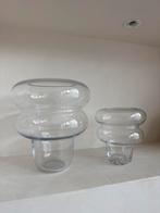 HM Home Glazen Vazen Set h&m home, Huis en Inrichting, Overige kleuren, Ophalen of Verzenden, Minder dan 50 cm, Glas
