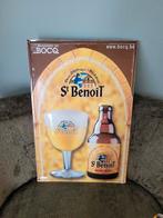 Reclamebord St Benoit bier, Ophalen of Verzenden, Gebruikt, Reclamebord