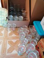 +/-56 Weckpotten stortglas met deksel, Huis en Inrichting, Ophalen, Gebruikt, Glas, Pot, Bus of Blik