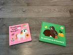 Twee voelboekjes - thema eenhoorn & thema boerderij, Ophalen of Verzenden, Zo goed als nieuw, Uitklap-, Voel- of Ontdekboek, 1 tot 2 jaar