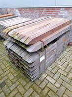 81x Azobe piketpalen 87x87, Zo goed als nieuw, Ophalen