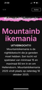1 ticket mtb mania incl eten