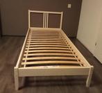 Bed 1pers 90x200 hout incl latten bodem, Huis en Inrichting, Slaapkamer | Bedden, 90 cm, Gebruikt, Eenpersoons, Hout