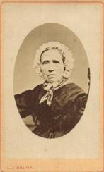 CDV - L.J. Bruna - Enschede - Floddermuts, Gebruikt, Verzenden, Foto, Klederdracht