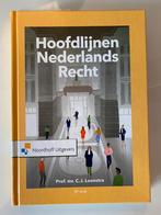 Studieboek Hoofdlijnen Nederlands Recht, Boeken, Schoolboeken, Ophalen of Verzenden, Zo goed als nieuw, Overige niveaus, Nederlands