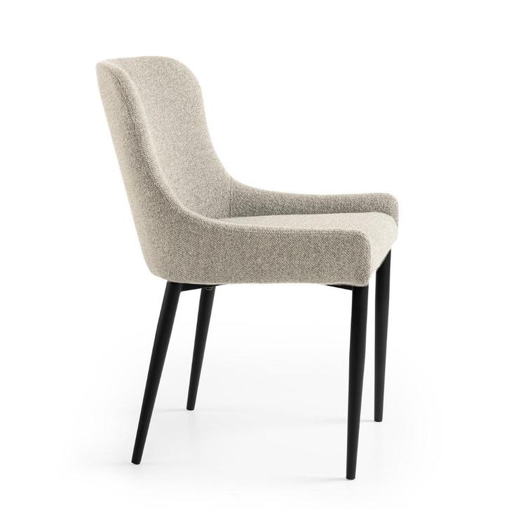 eetkamerstoel, Huis en Inrichting, Stoelen, Nieuw, Vijf, Zes of meer stoelen, Metaal, Stof, Wit, Ophalen