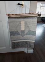 geweven Wandkleed Grijs/Blauw 50x50cm, Huis en Inrichting, Ophalen of Verzenden