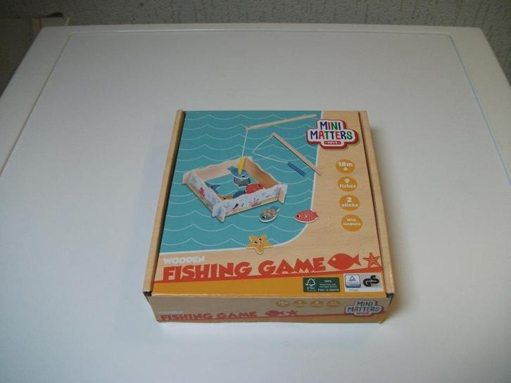 Visspel Mini Matters, Kinderen en Baby's, Speelgoed | Houten speelgoed, Gebruikt, Ophalen of Verzenden