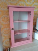 Vitrinekastje roze Jysk, Ophalen