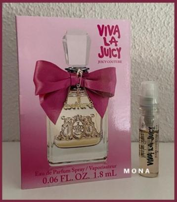 Viva La Juicy parfum sample proefje tester monster beschikbaar voor biedingen