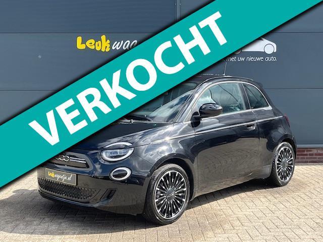 Fiat 500 Icon 42 kWh *panorama *carplay *17'' luxe velgen *V, Auto's, Fiat, Bedrijf, Te koop, ABS, Achteruitrijcamera, Airbags