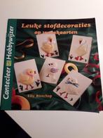 Leuke stofdecoraties op wenskaarten Elly Bisschop, Ophalen of Verzenden, Nieuw, Overige thema's, Overige typen