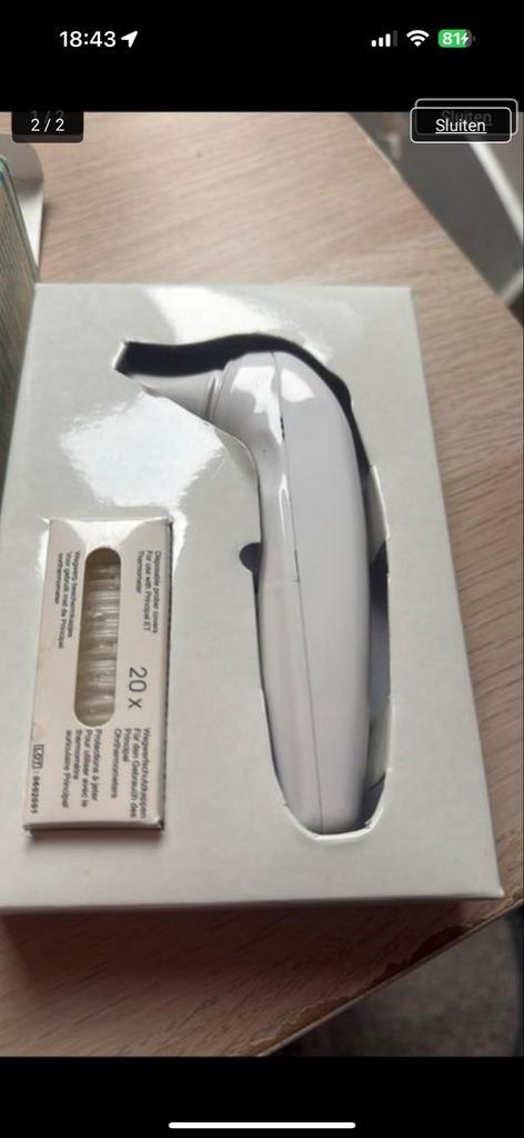 Oorthermometer Principal - Nieuwstaat, Kinderen en Baby's, Babyfoons, Zo goed als nieuw, Minder dan 100 meter, Digitaal, Ophalen