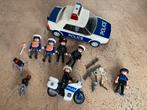 Playmobil politieauto en motor, Ophalen of Verzenden, Gebruikt