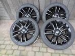 Opel Corsa D,E alu velgen origineel met zomerbanden 17 inch, Ophalen, 215 mm, Banden en Velgen, 17 inch
